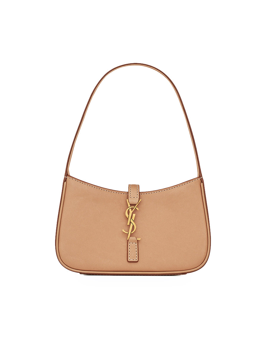 New Trends Le 5 a 7 Mini Hobo Bag in Vegetable-Tanned Leather