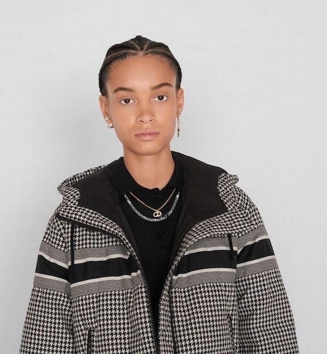 DIOR Letters, Stars, Gold And Silver Two-Tone Necklace