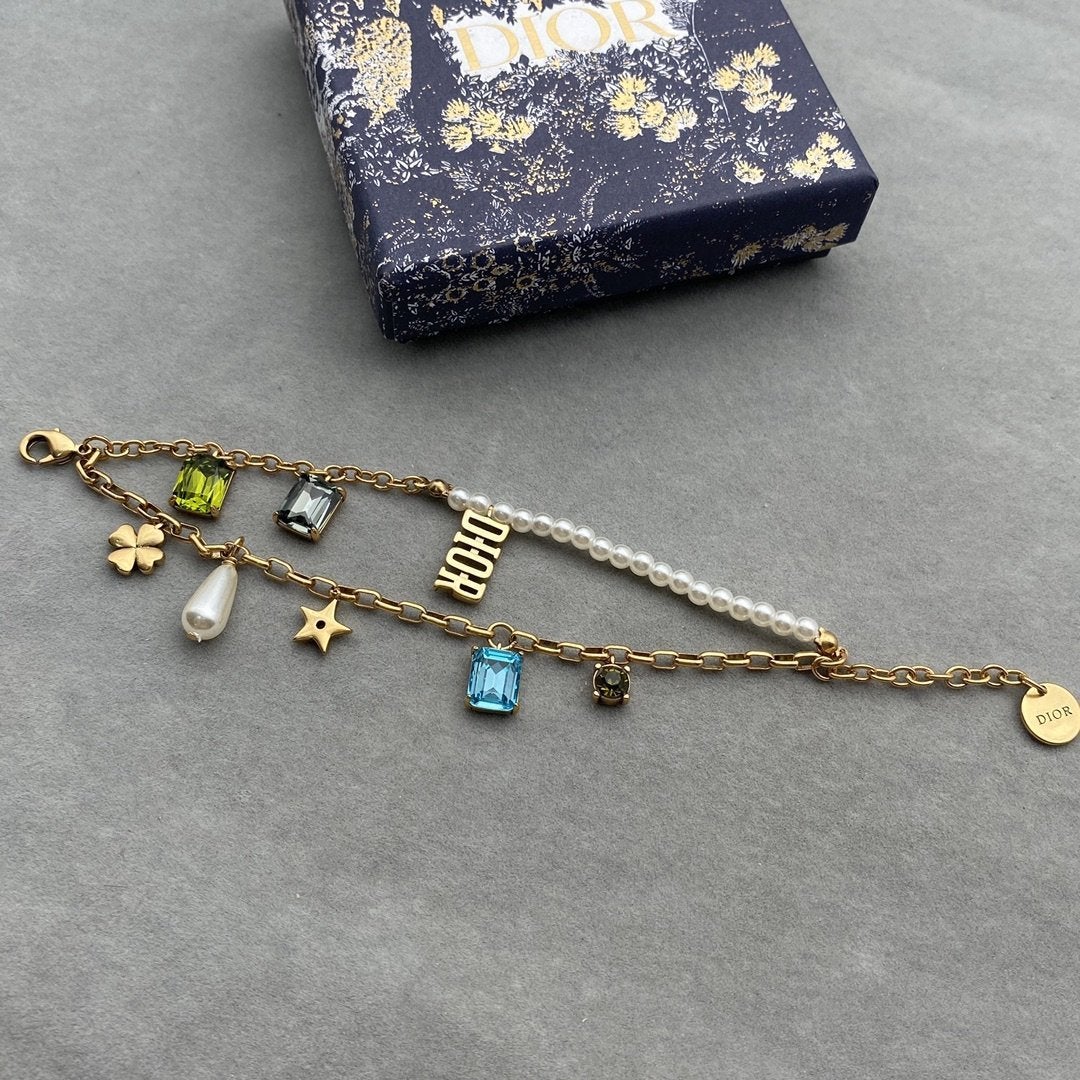 DIOR Mix and match double-layer bracelet