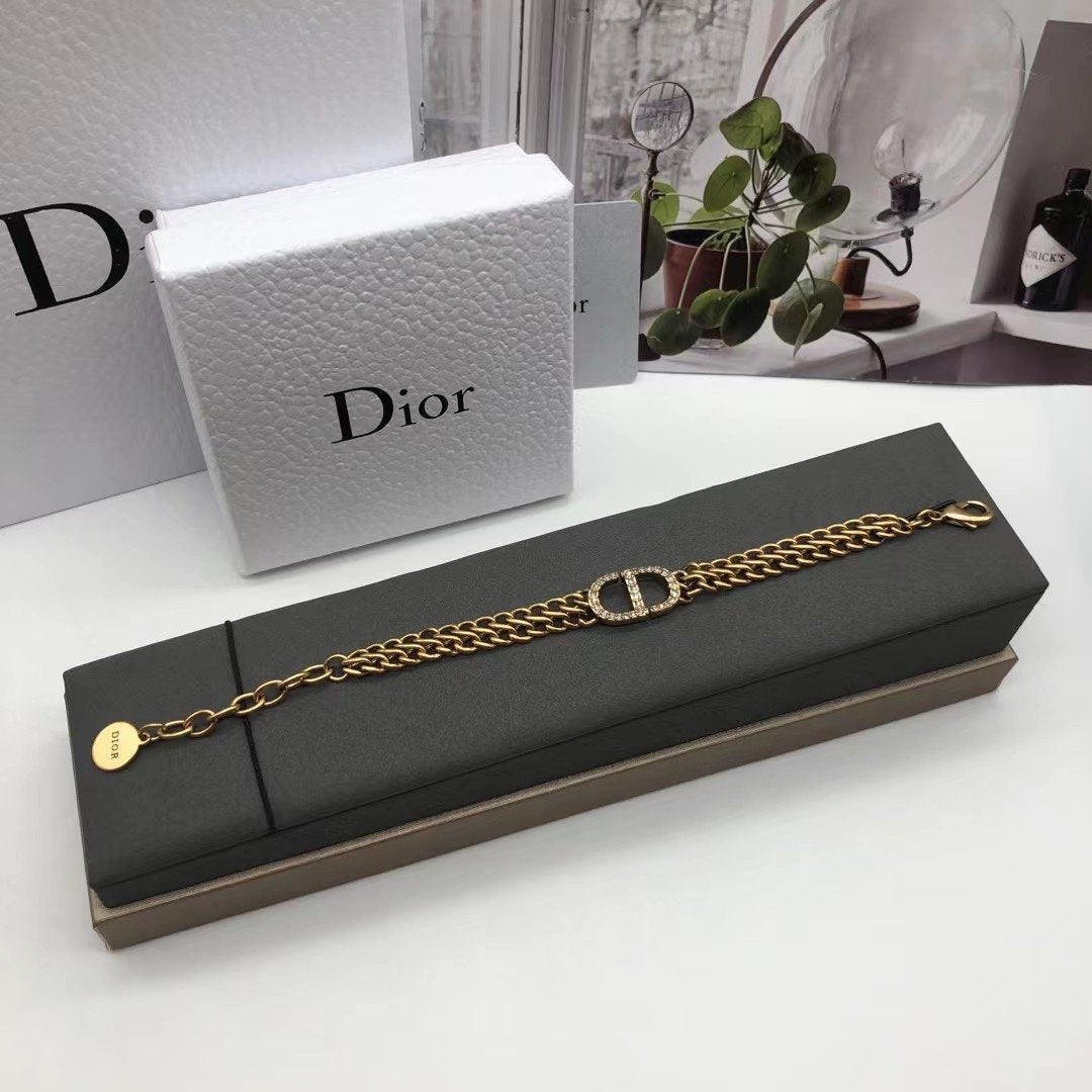 DIOR Double-Strand Delicate Bracelet