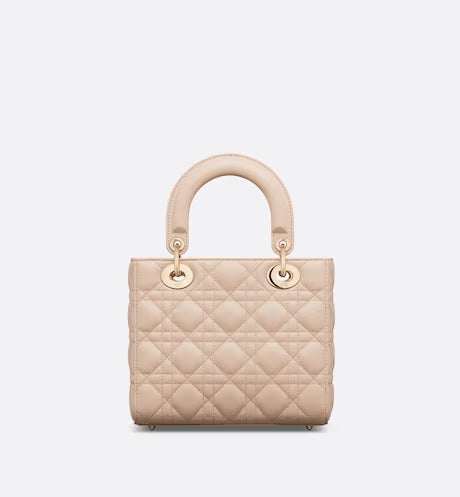 SMALL LADY DIOR MY ABCDIOR BAG Aesthetic Beige Cannage Lambskin