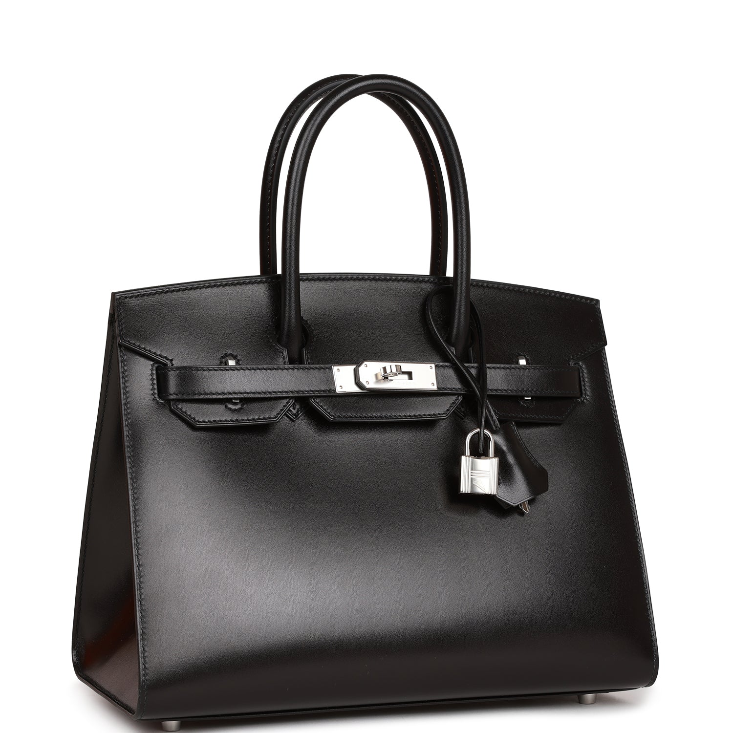 Hermès Birkin Sellier 30 Black Box Palladium Hardware