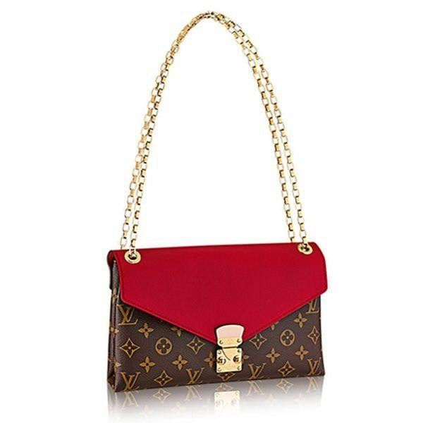 LV Monogram Canvas Pallas Chain M41201 Cerise