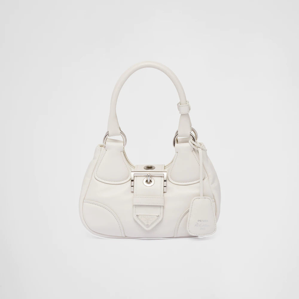 Prada Moon padded nappa-leather bag - White