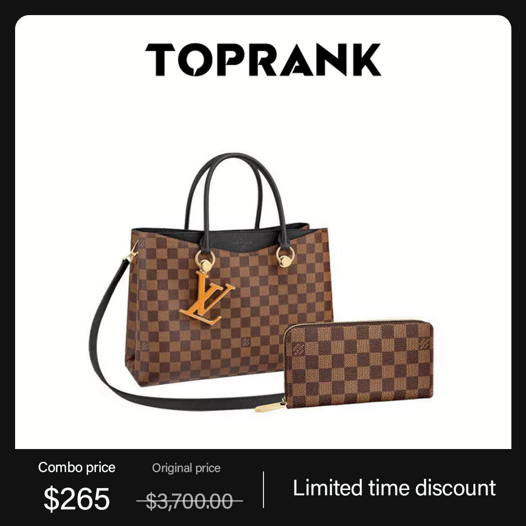 LV Riverside wallet 2-piece set deals Ref: N40050