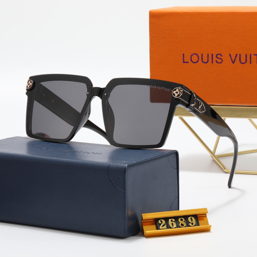 5 Colors Fashion Clover Side Seam Polarized Sunglasses