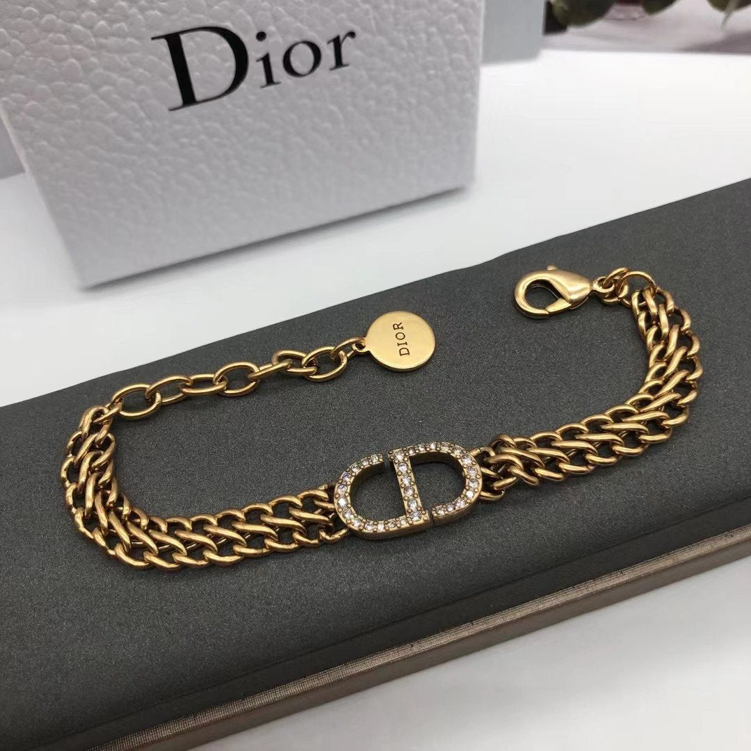 DIOR Double-Strand Delicate Bracelet