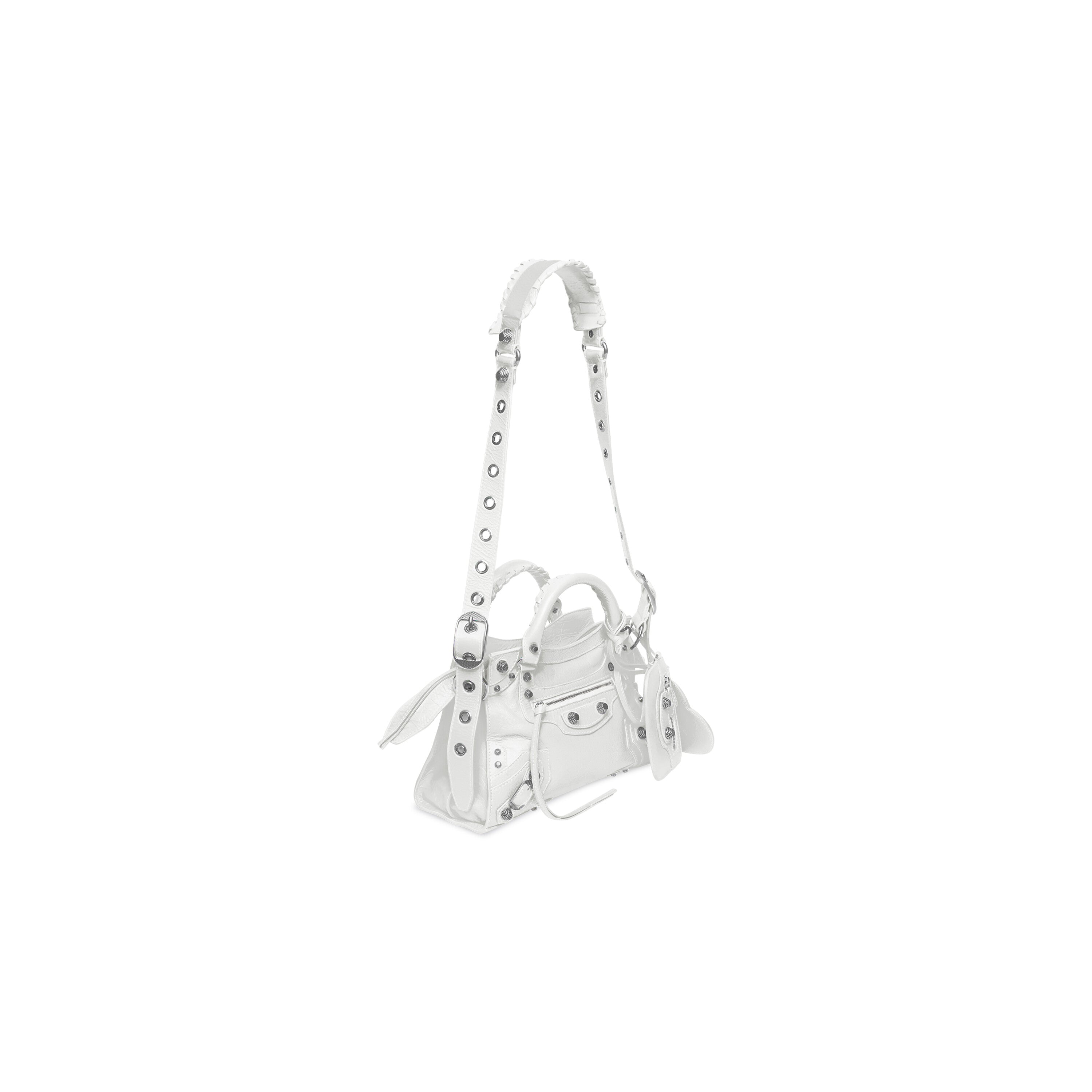 WOMEN'S NEO CAGOLE XS HANDBAG IN WHITE