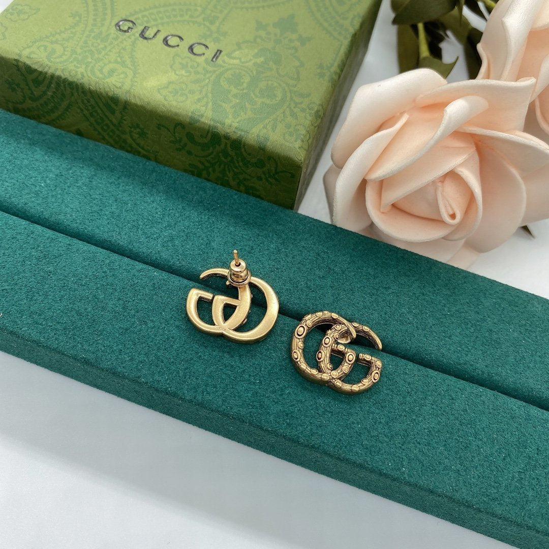 GUCCI Simple letter design earrings