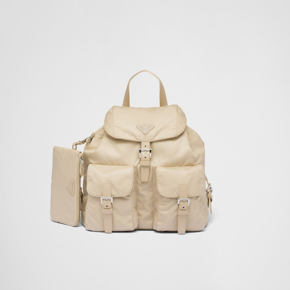 Prada Re-Nylon medium backpack - Desert Beige