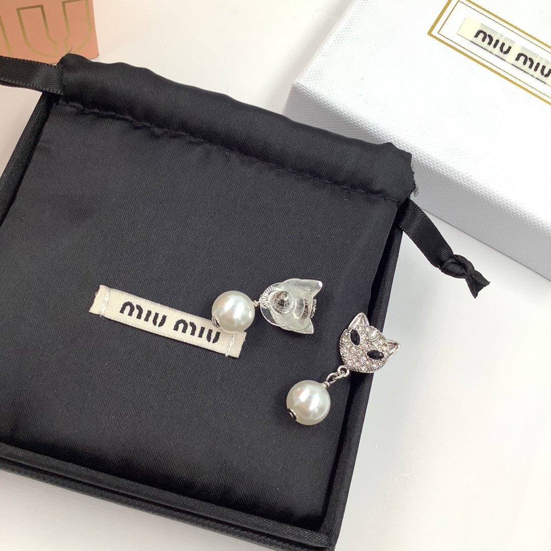 MIU MIU Mimi mask earrings