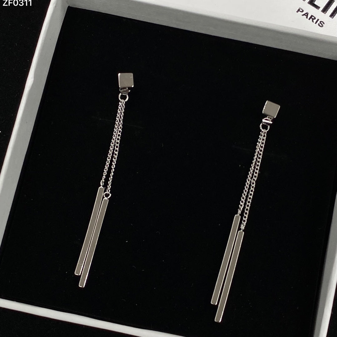CELINE Fashion luxury long earrings