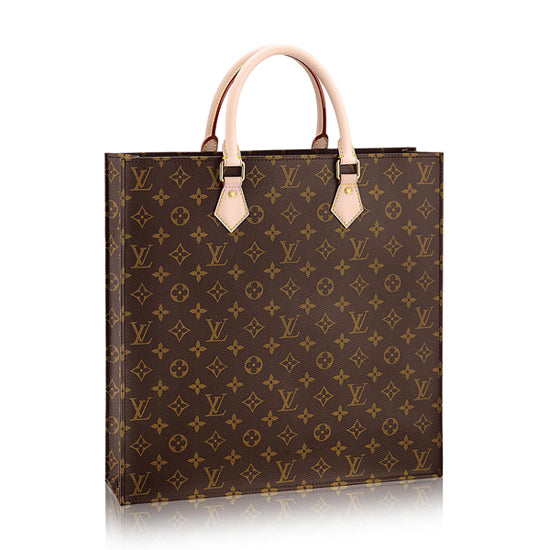 LV M40805 Sac Plat NM Tote Bag Monogram Canvas