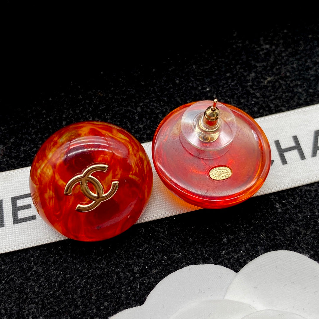 CHANEL October New Trend-Ruby Earrings