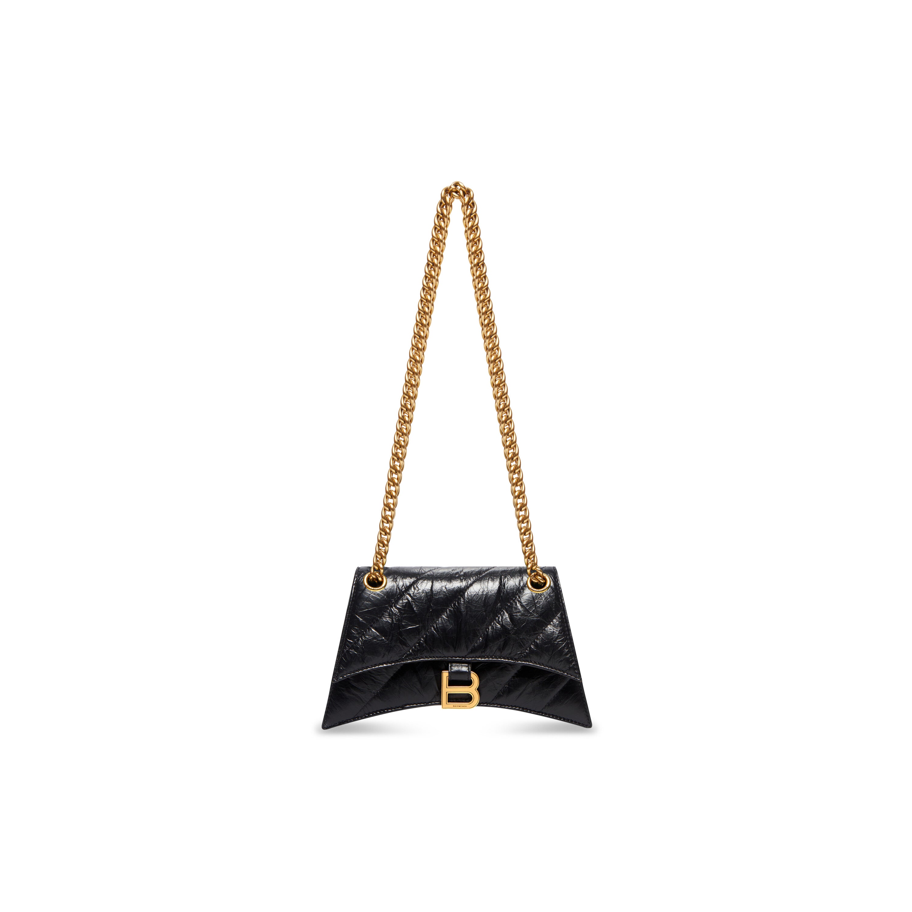 WOMEN'S CRUSH XS CHAIN BAG QUILTED IN BLACK