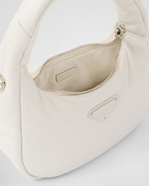 Prada Soft padded nappa leather mini-bag - White