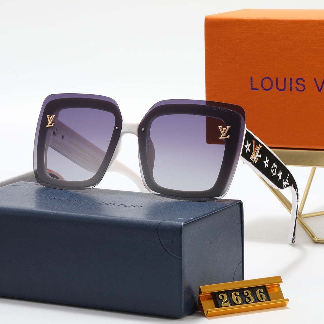 5 Colors Fashion Pentagram Printed Polarized Sunglasses