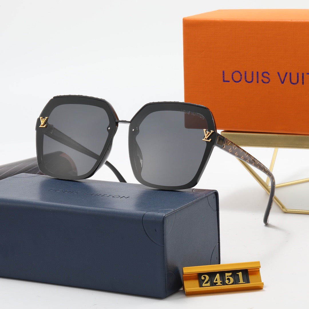 5-color fashion LV four-leaf clover polarized sunglasses