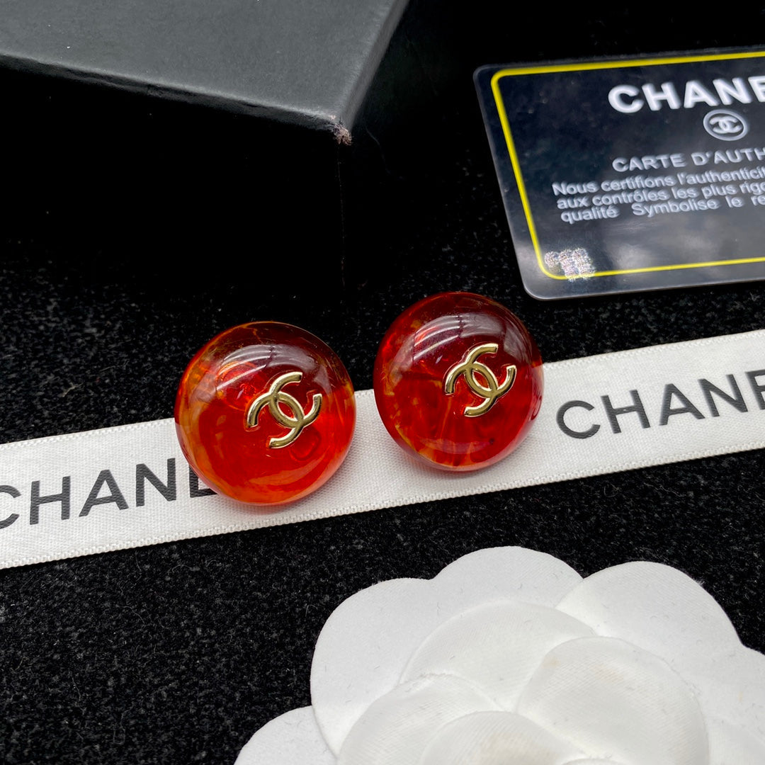 CHANEL October New Trend-Ruby Earrings