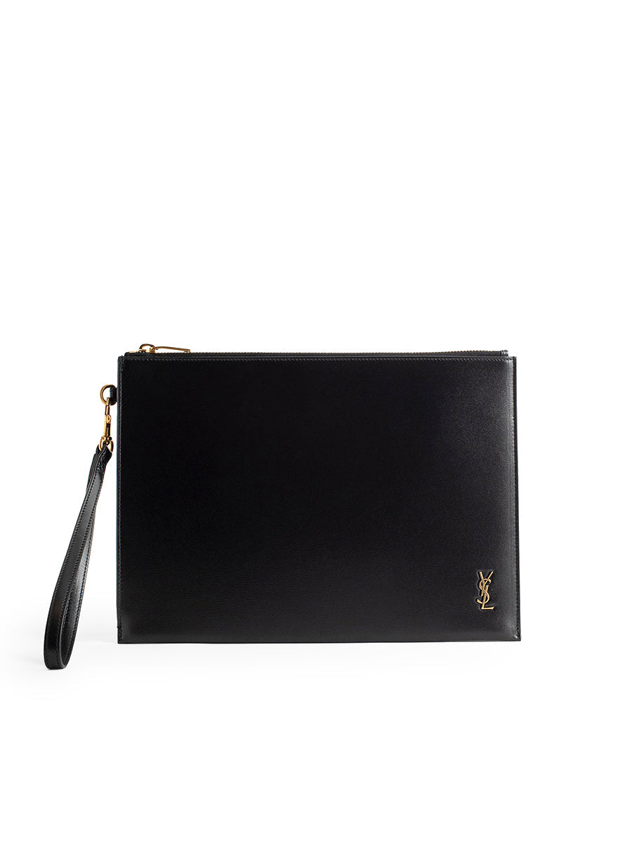 New Trends Tiny Cassandre Zip Tablet Holder in Shiny Leather