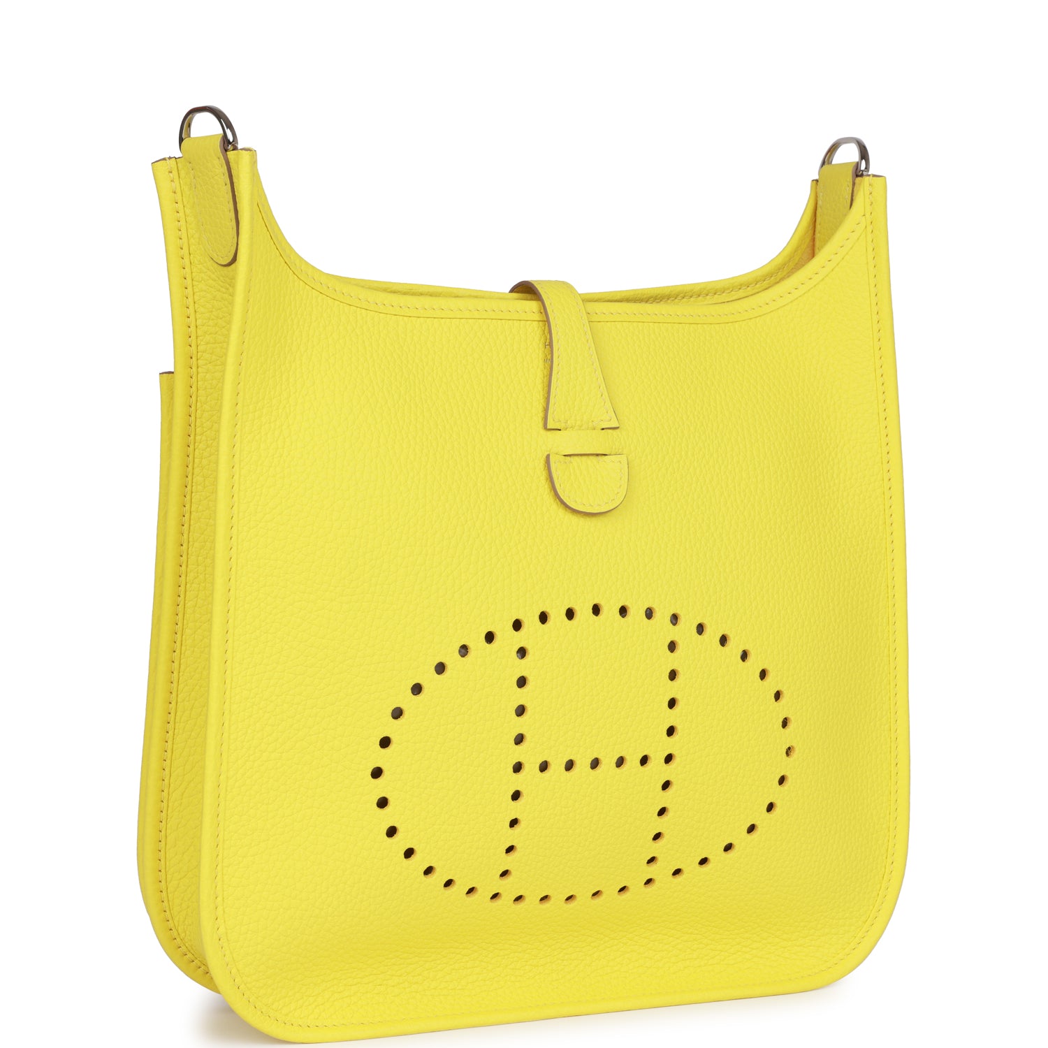 Hermès Evelyne III PM Lime Clemence Palladium Hardware