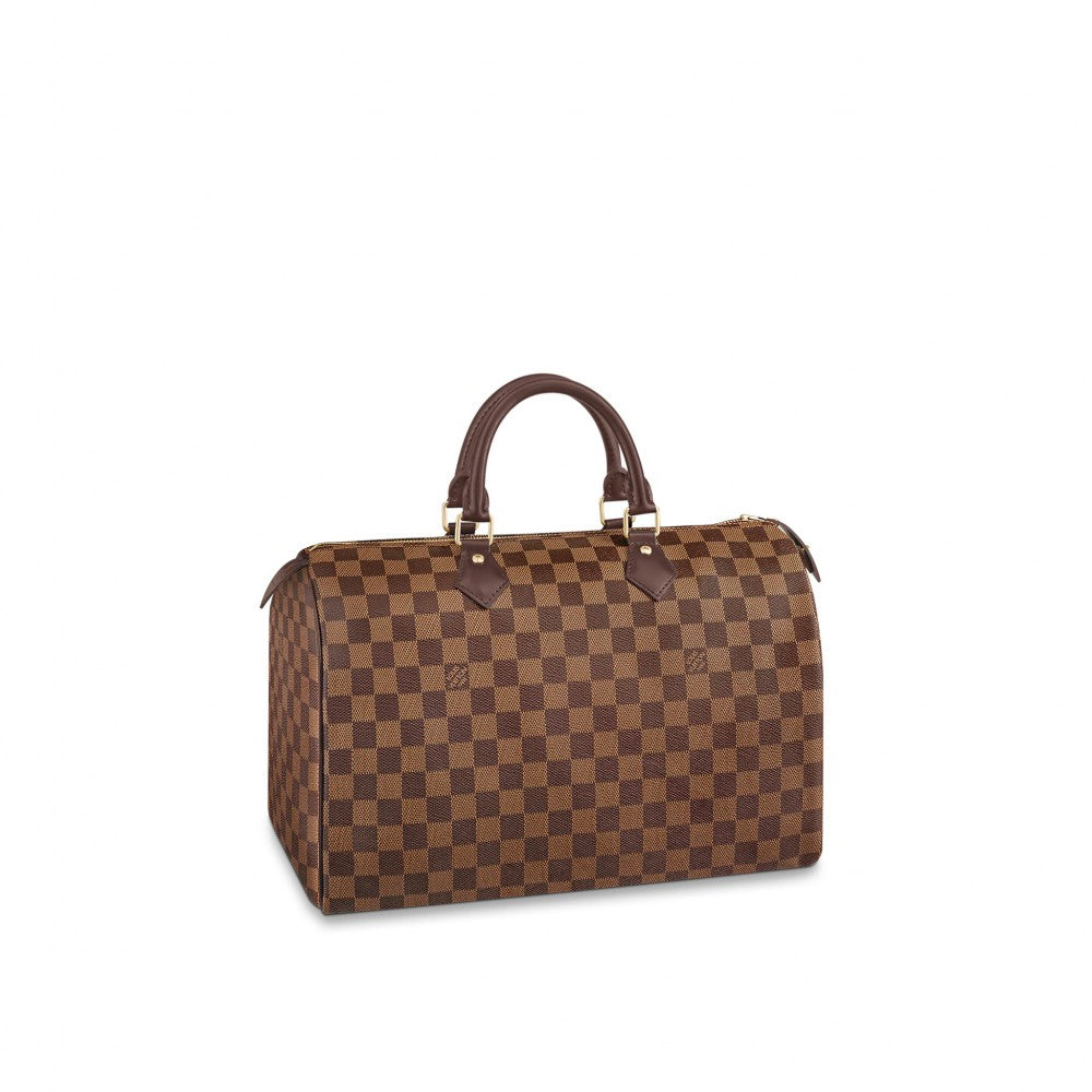 LV 35 Damier Ebene Canvas Speedy N41363