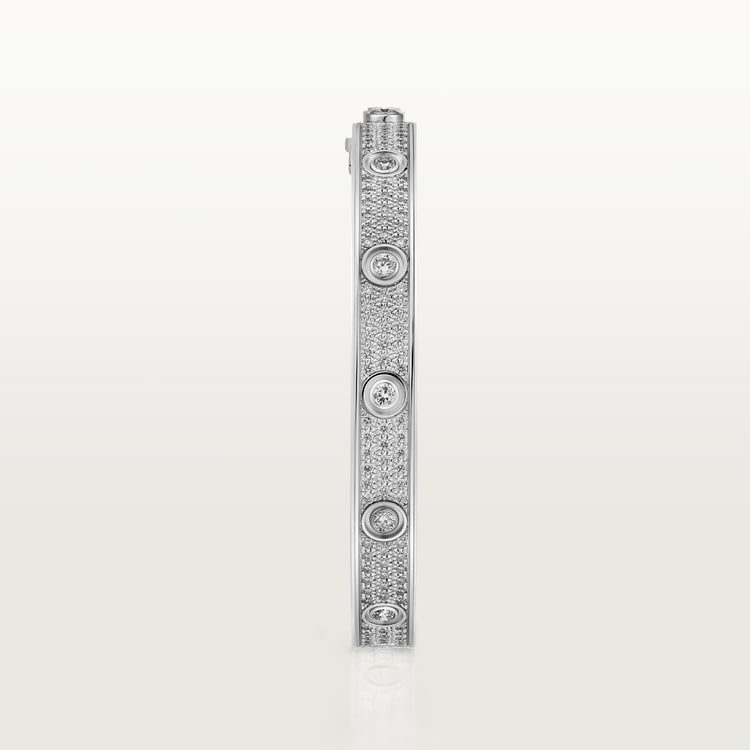LOVE BRACELET, DIAMOND-PAVED