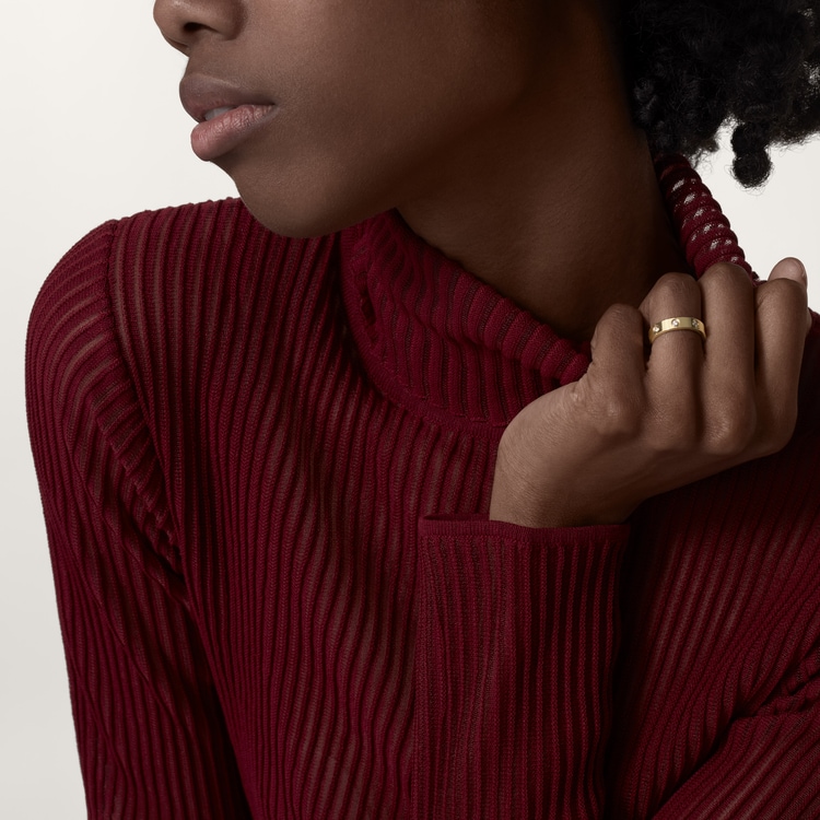 LOVE WEDDING BAND, 6 DIAMONDS