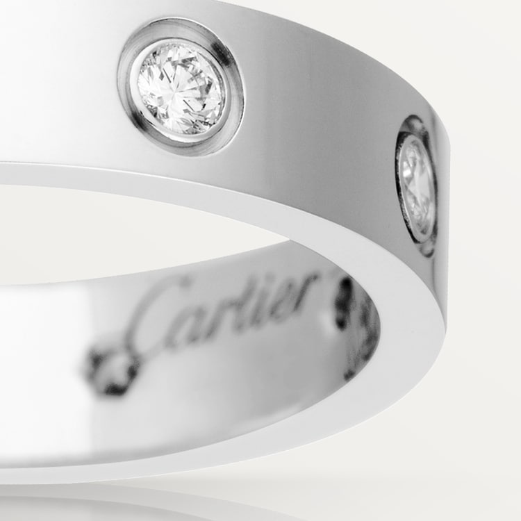 LOVE WEDDING BAND, 6 DIAMONDS