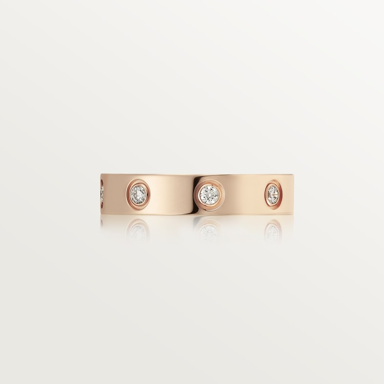 LOVE WEDDING BAND, 6 DIAMONDS