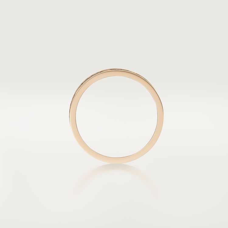 LOVE WEDDING BAND, DIAMOND-PAVED