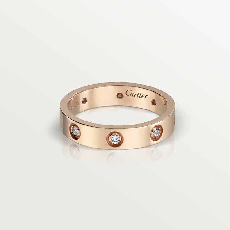 LOVE WEDDING BAND, 6 DIAMONDS