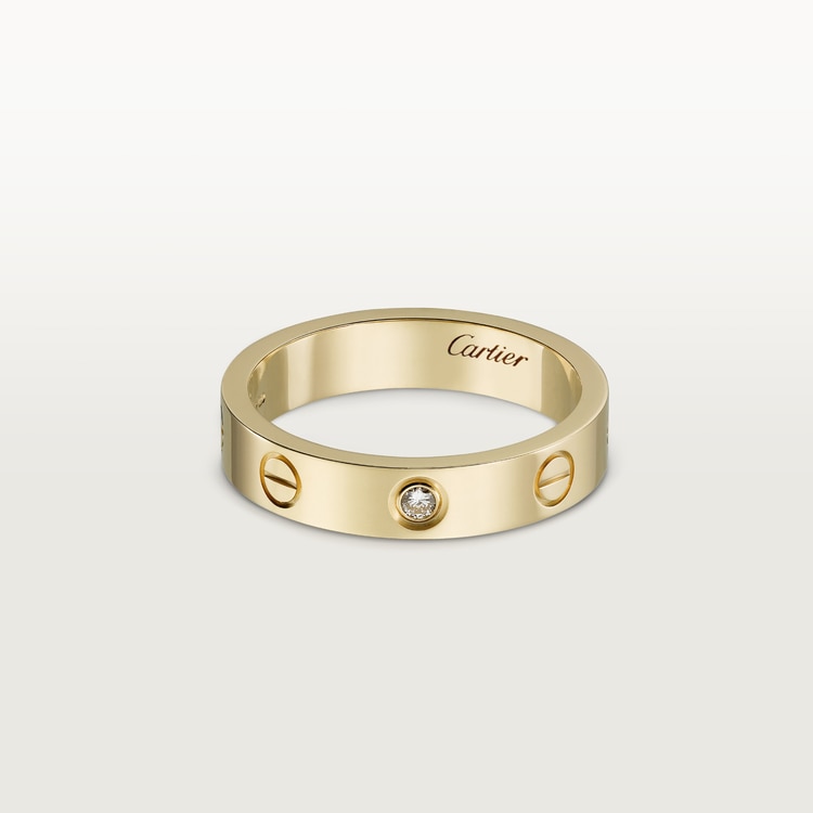 LOVE WEDDING BAND, 1 DIAMOND