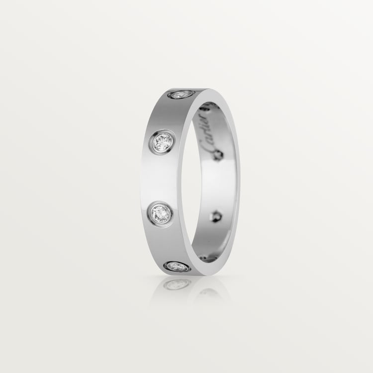 LOVE WEDDING BAND, 6 DIAMONDS