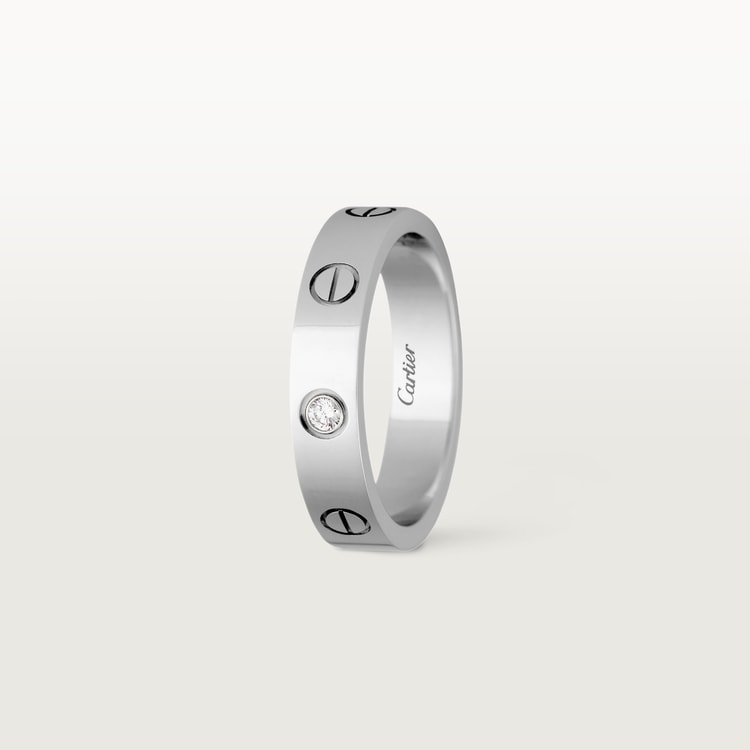 LOVE WEDDING BAND, 1 DIAMOND