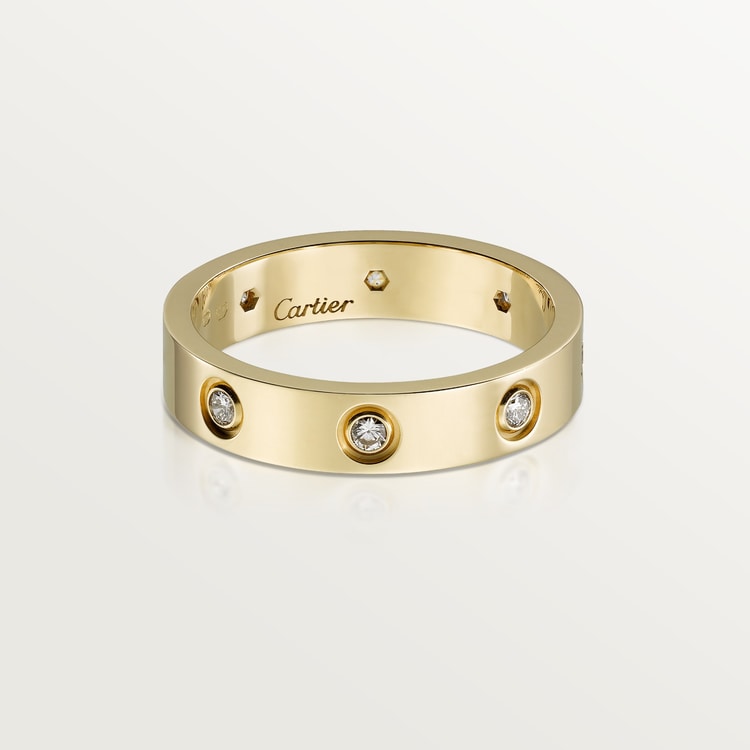 LOVE WEDDING BAND, 6 DIAMONDS