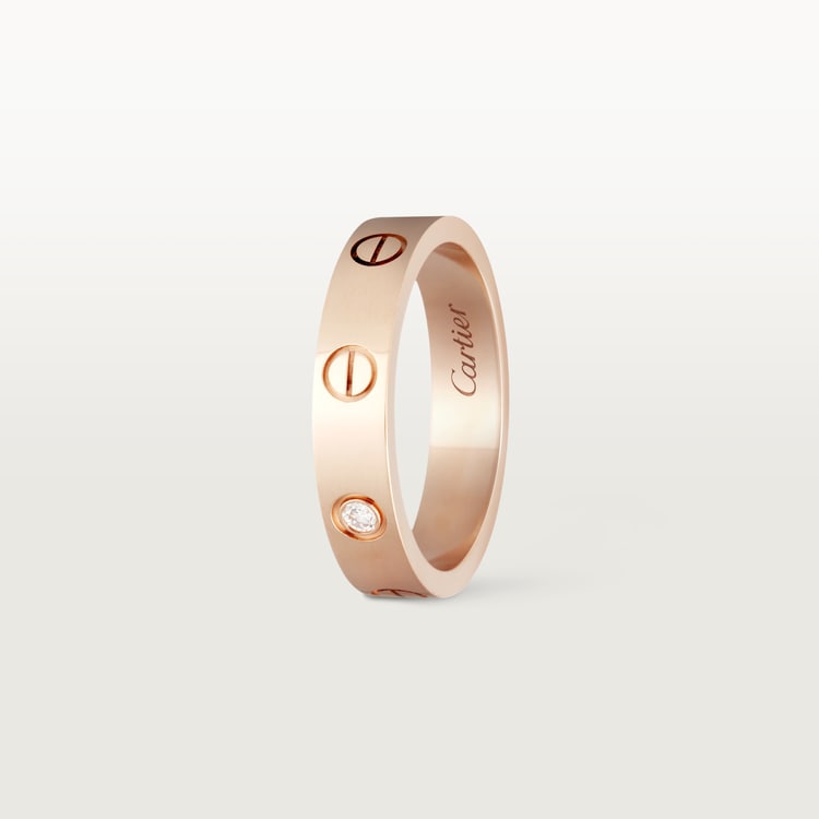 LOVE WEDDING BAND, 1 DIAMOND