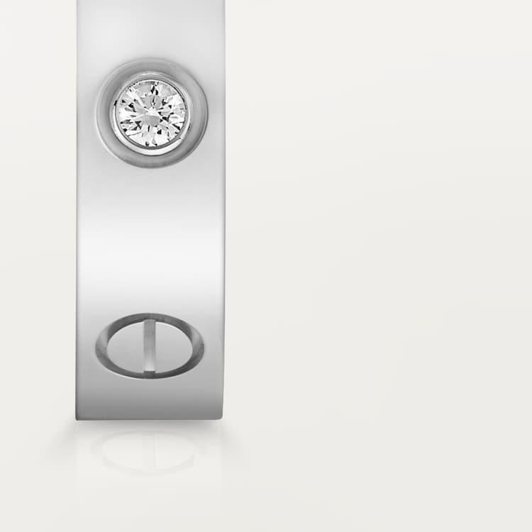 LOVE WEDDING BAND, 1 DIAMOND