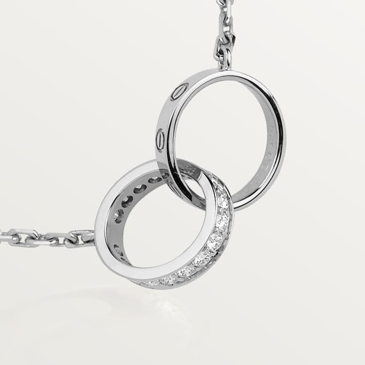LOVE NECKLACE, DIAMONDS