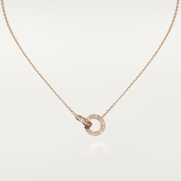 LOVE NECKLACE, DIAMONDS