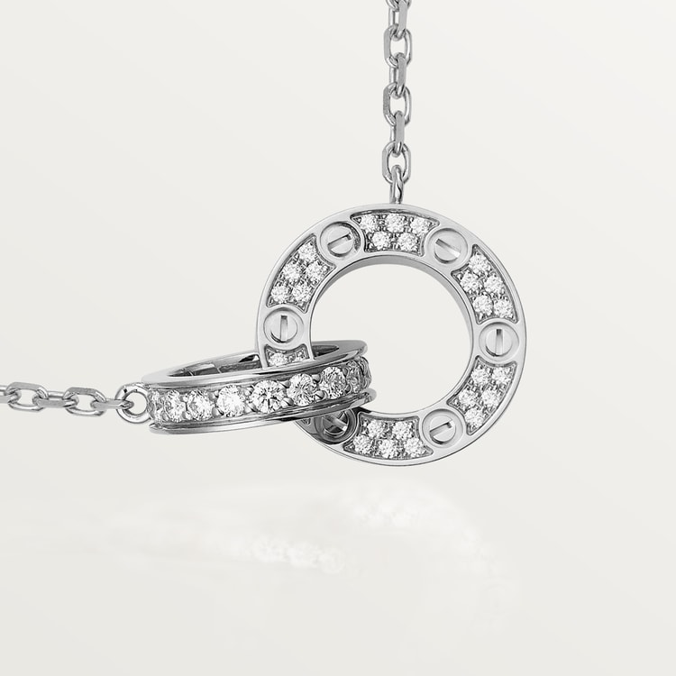 LOVE NECKLACE, DIAMONDS