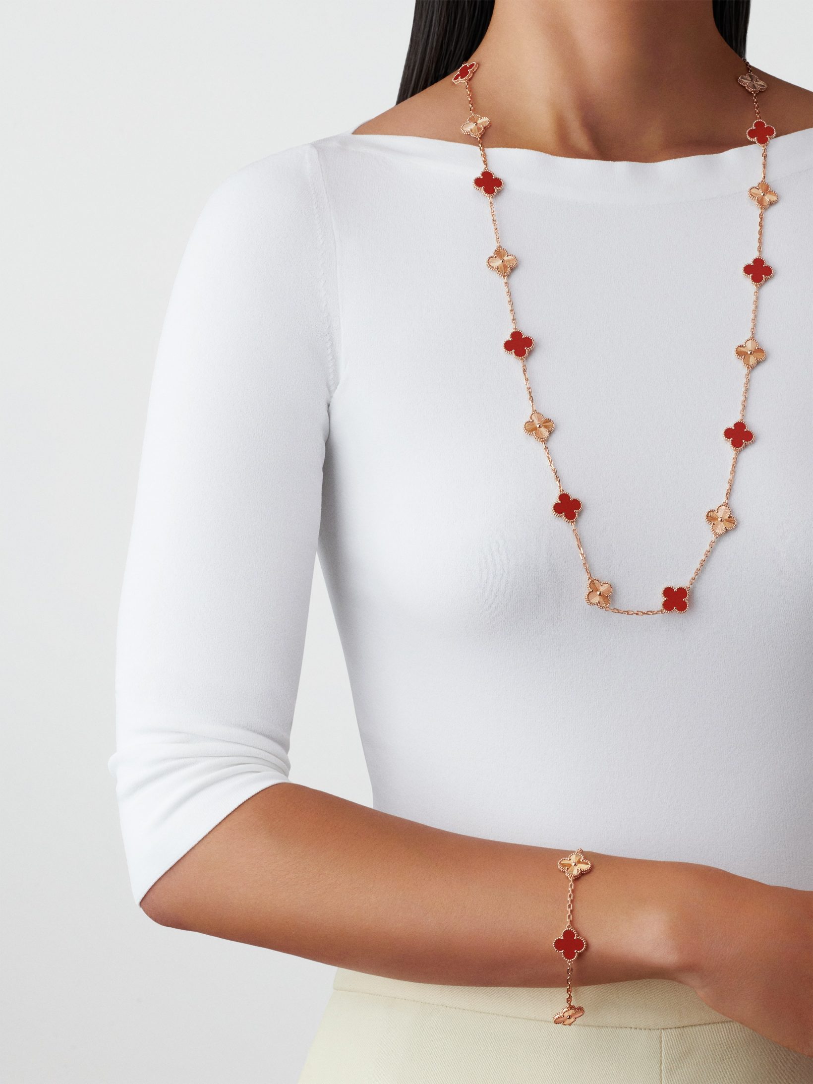 Vintage Alhambra bracelet, 5 motifs