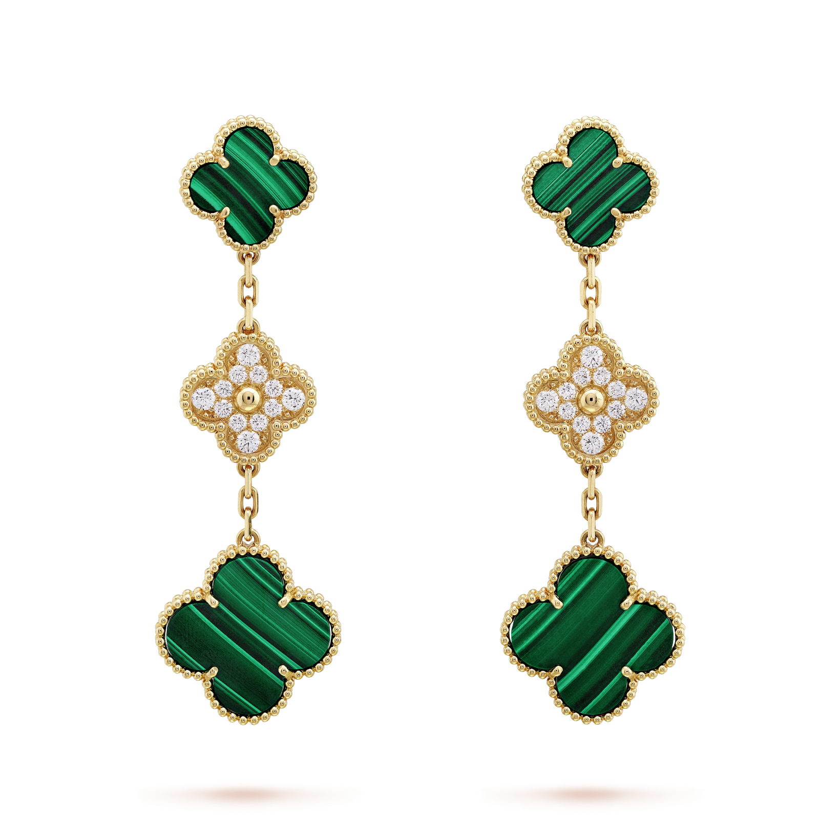 Magic Alhambra earrings, 3 motifs