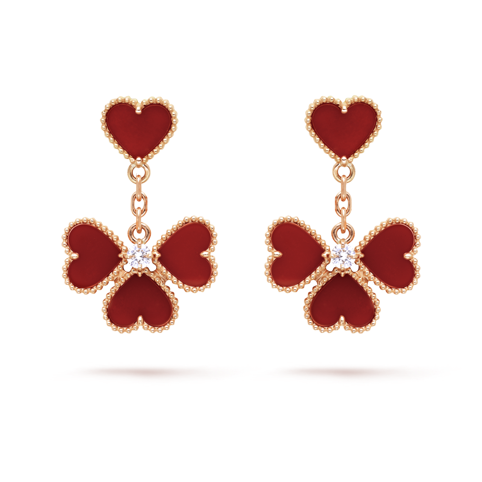 Sweet Alhambra effeuillage earrings