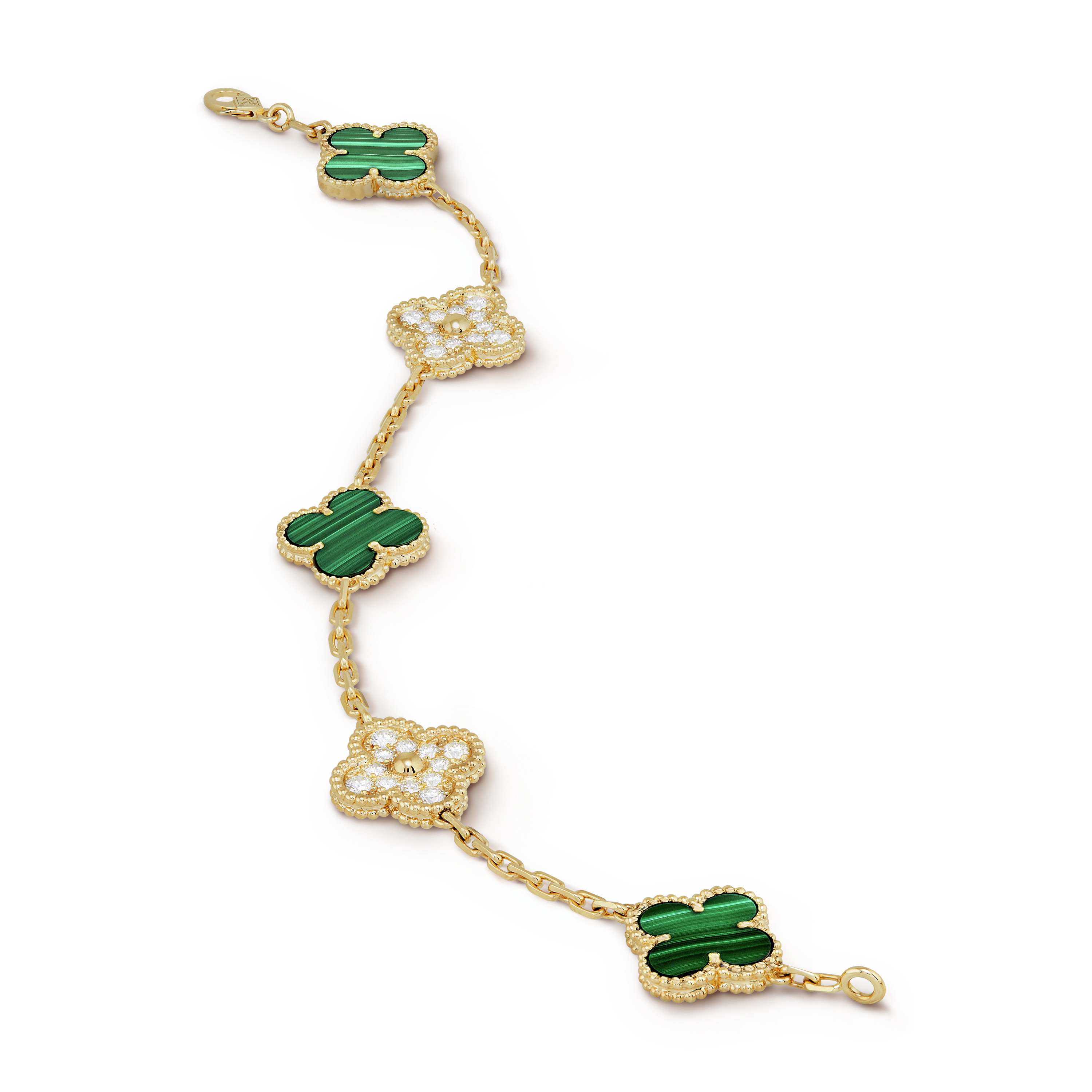 Vintage Alhambra bracelet, 5 motifs