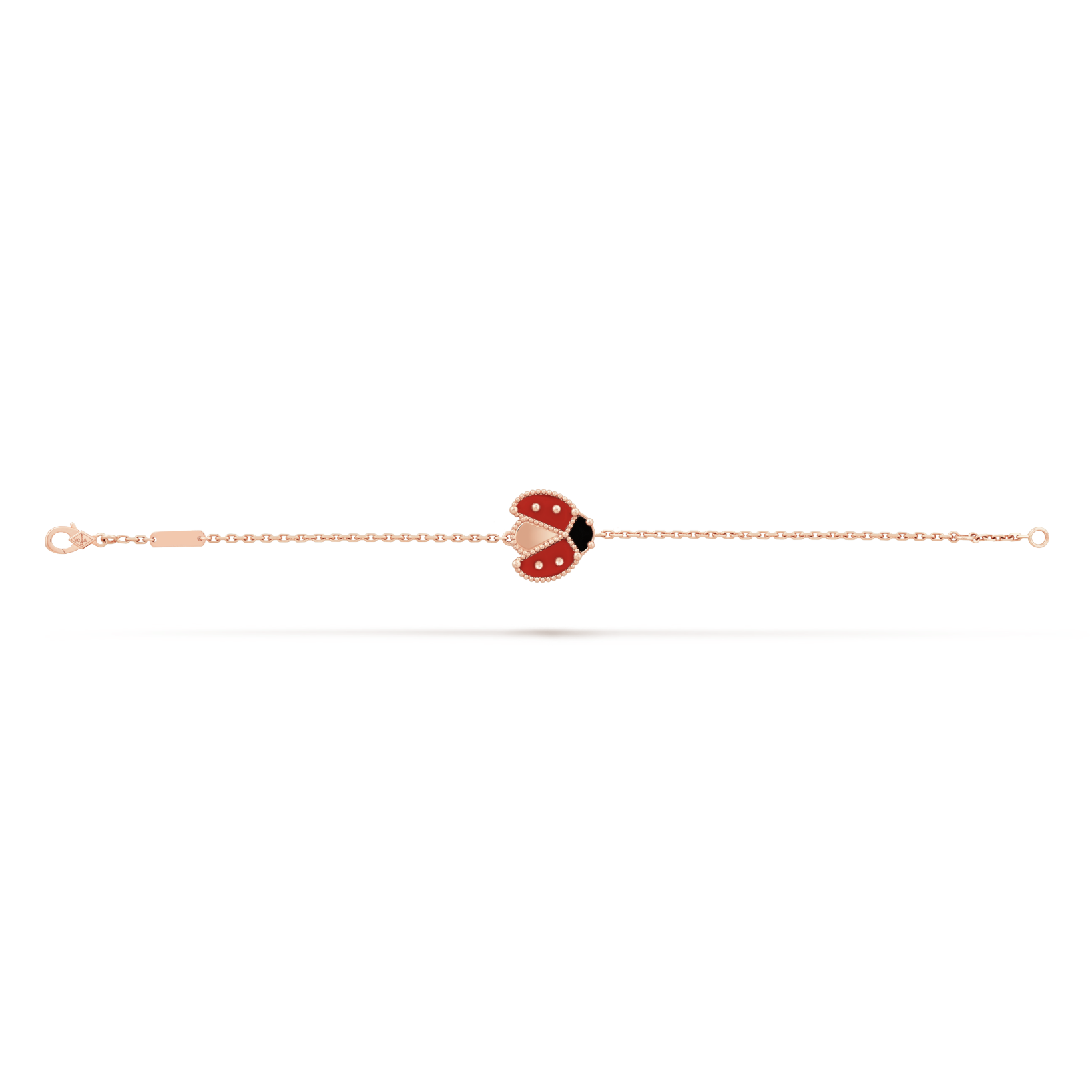 Lucky Spring bracelet, open wings ladybug