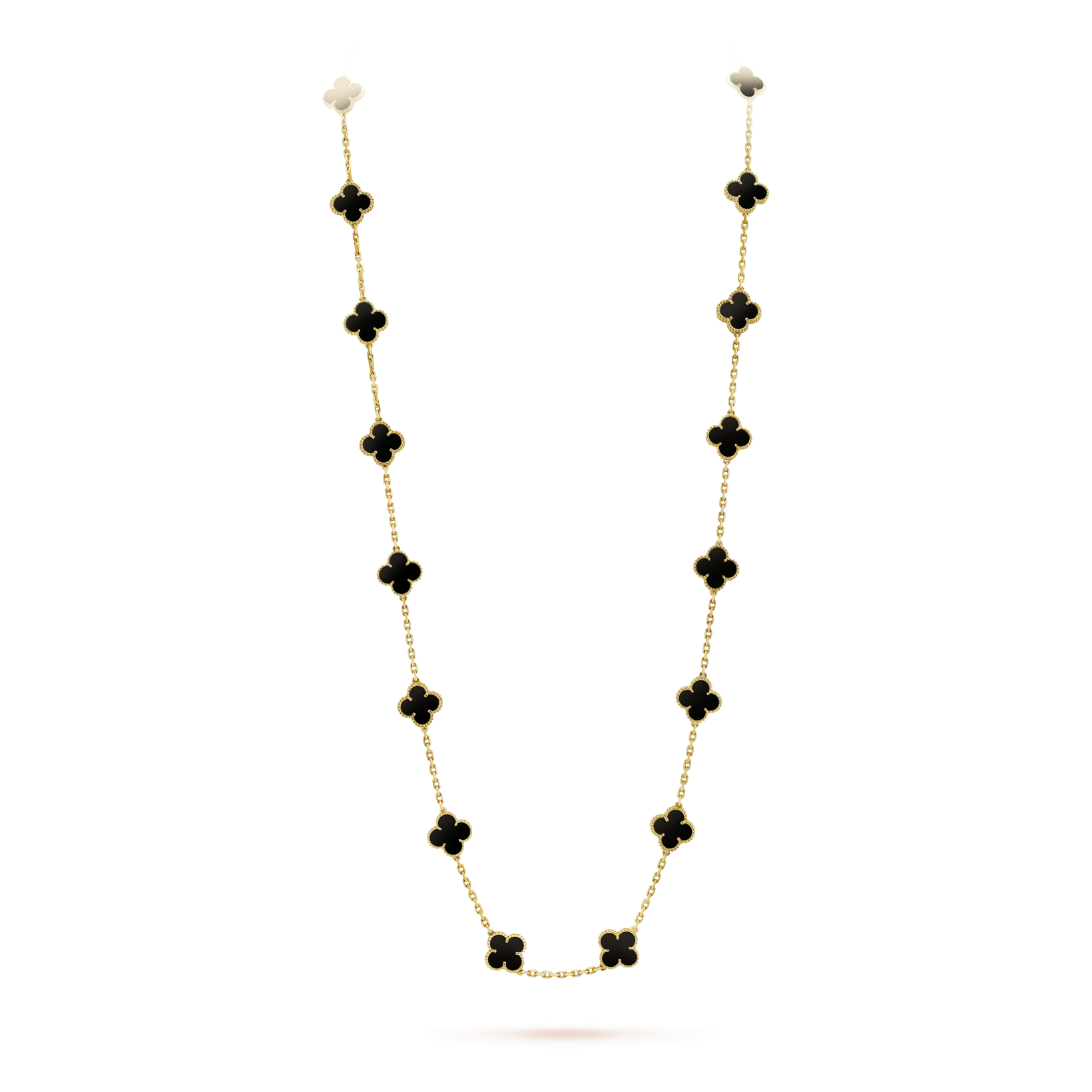 Vintage Alhambra long necklace, 20 motifs