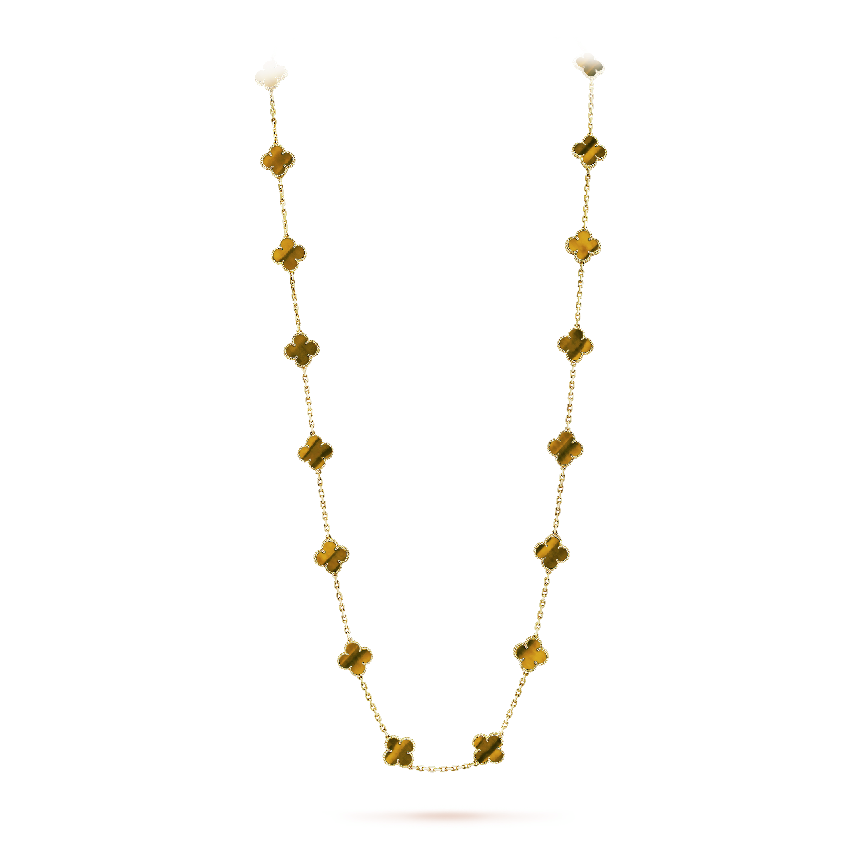 Vintage Alhambra long necklace, 20 motifs