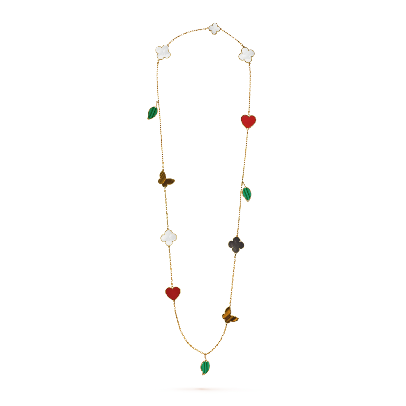 Magic Alhambra long necklace, 12 motifs