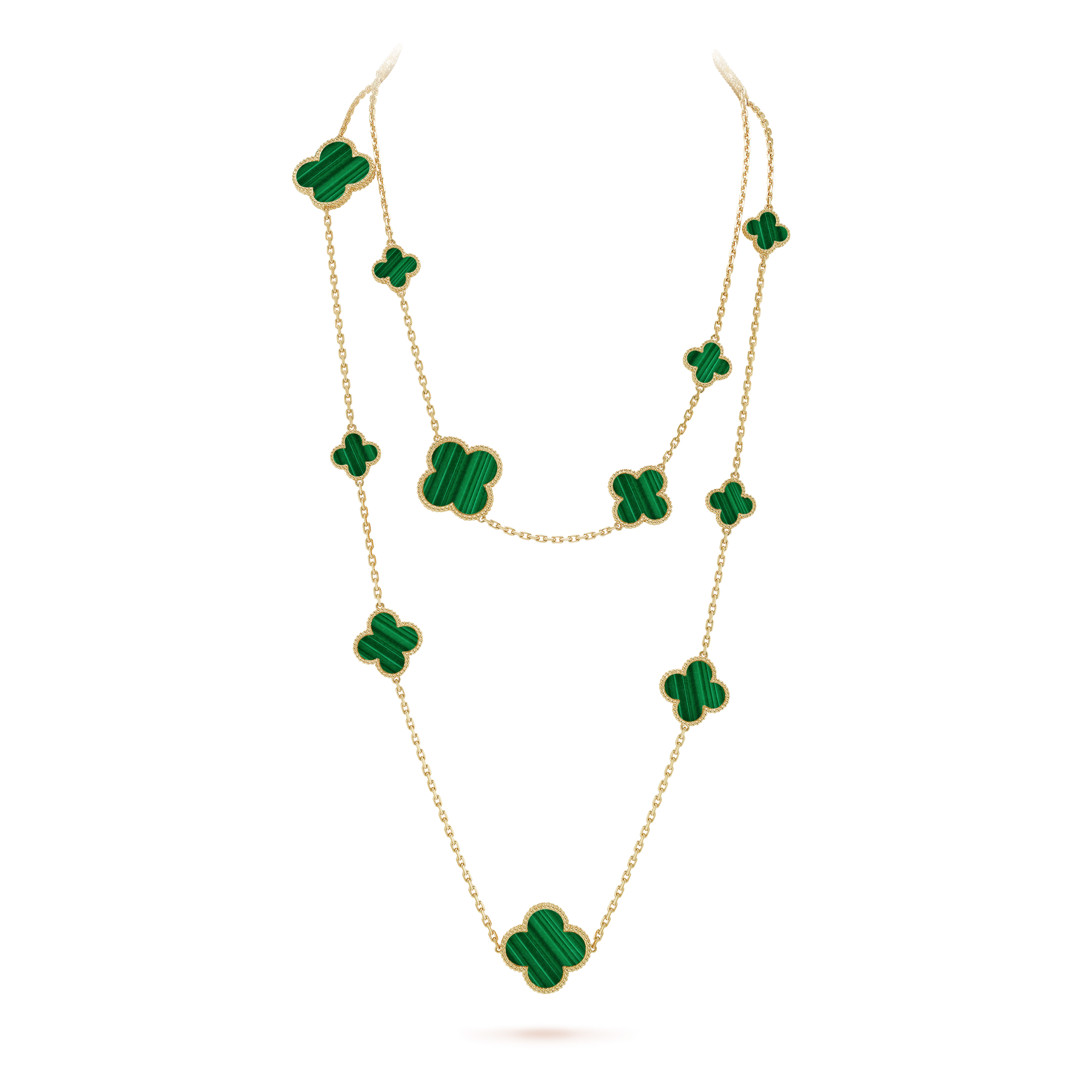 Magic Alhambra long necklace, 16 motifs